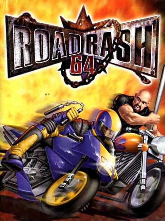 Road Rash 64 box art