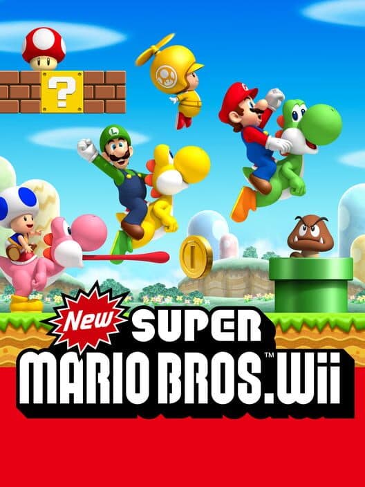 New Super Mario Bros. Wii box art